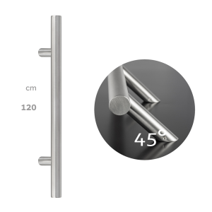 Rukohvat H2 inox 1200mm – 45°