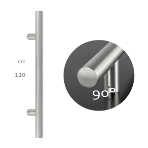 Rukohvat H2 inox 1200mm – 90°