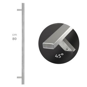Rukohvat H1 inox 800mm – 45°