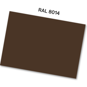 Alubond – Aluminijumski kompozitni paneli (Braon RAL 8014 24mm)
